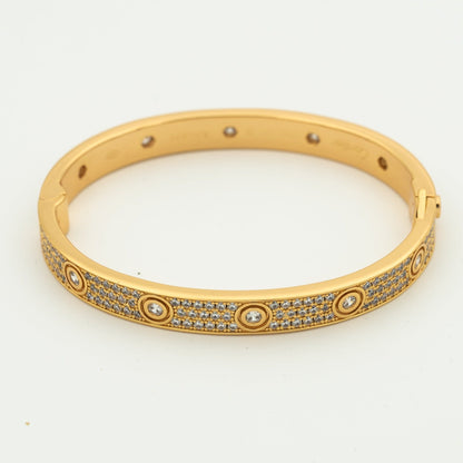 [Clover]LOVE BRACELET 6.1MM DIAMOND-PAVED 10 BIG DIAMONDS