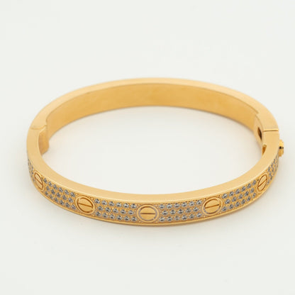 [Clover]LOVE BRACELET 6.1MM DIAMOND-PAVED