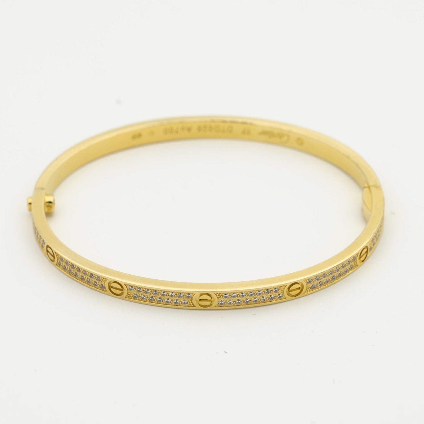 [Clover]LOVE BRACELET 3.65MM DIAMOND-PAVED