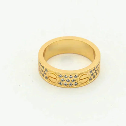 [Clover]LOVE RING 5.5MM DIAMONDS PAVED