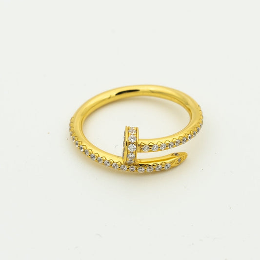 [Clover]JUSTE RING 1.8MM GOLD DIAMONDS