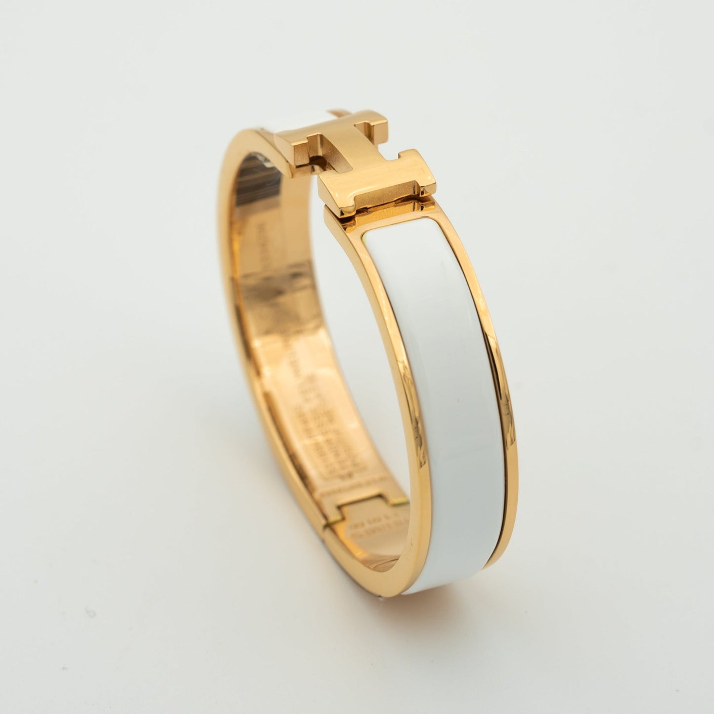 [Clover]H WHITE BRACELET