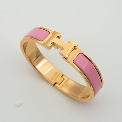 [Clover]H PINK BRACELET