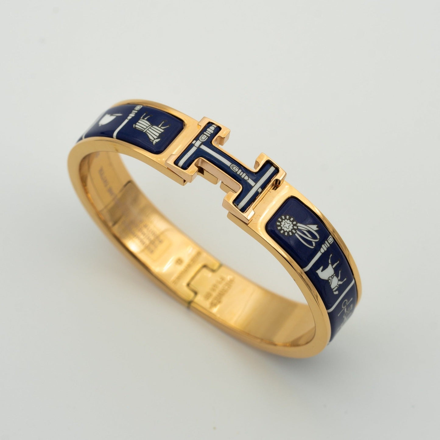 [Clover]H BRACELET BLUE CERAMIC