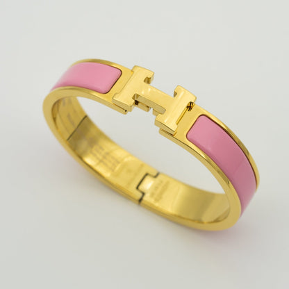 [Clover]H PINK BRACELET