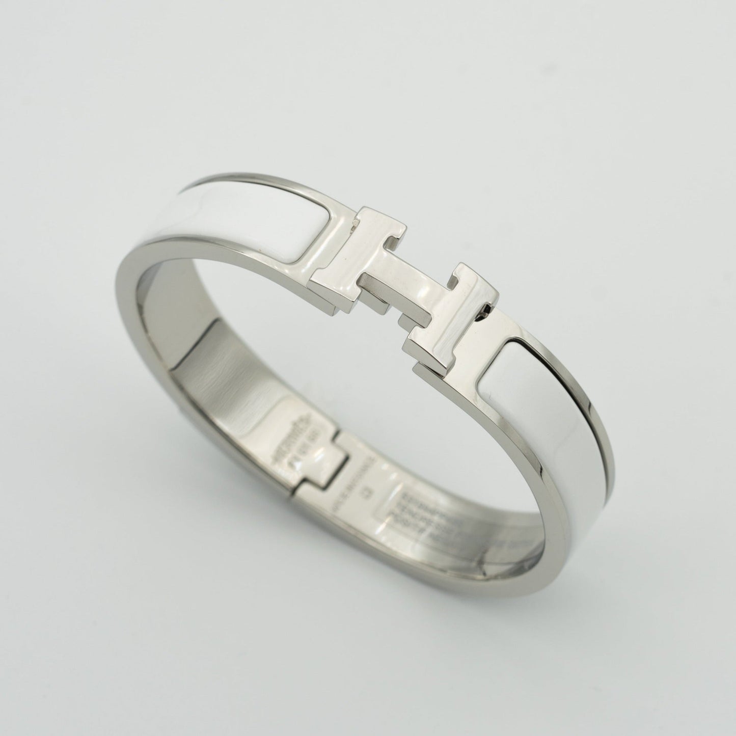 [Clover]H WHITE BRACELET