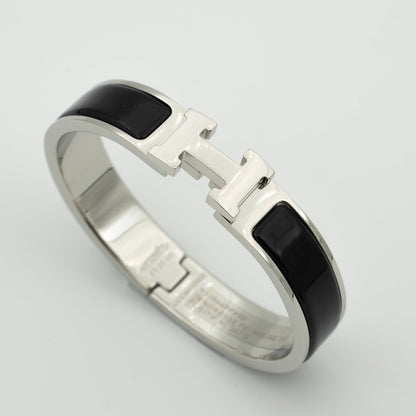 [Clover]H BLACK BRACELET