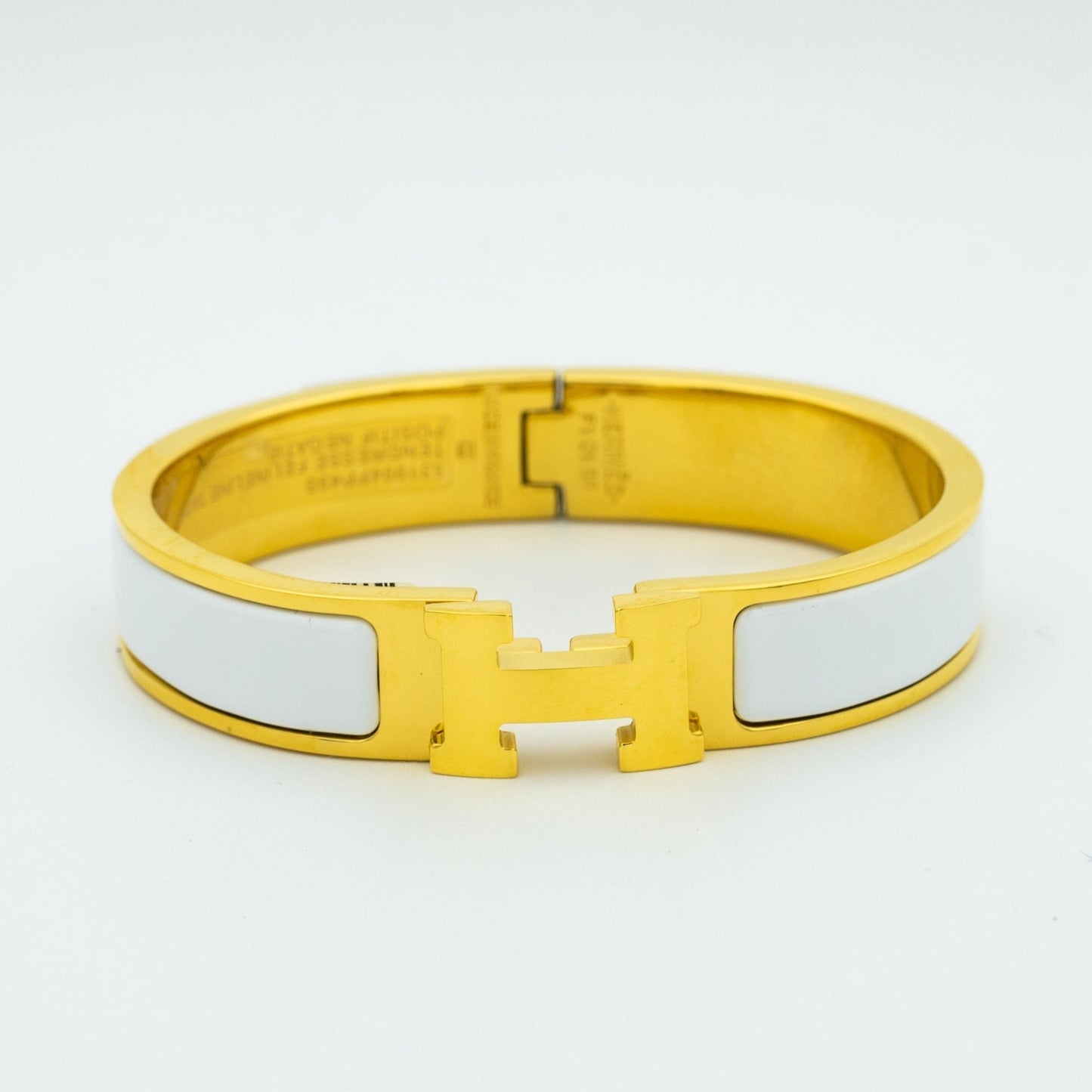 [Clover]H WHITE BRACELET