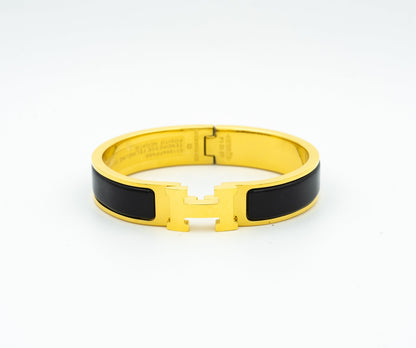 [Clover]H BLACK BRACELET