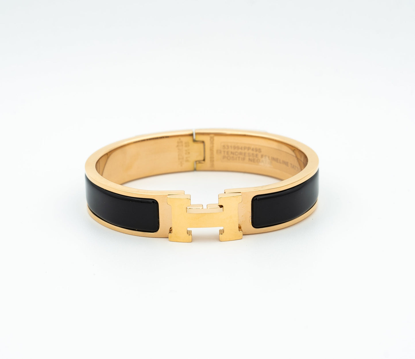 [Clover]H BLACK BRACELET