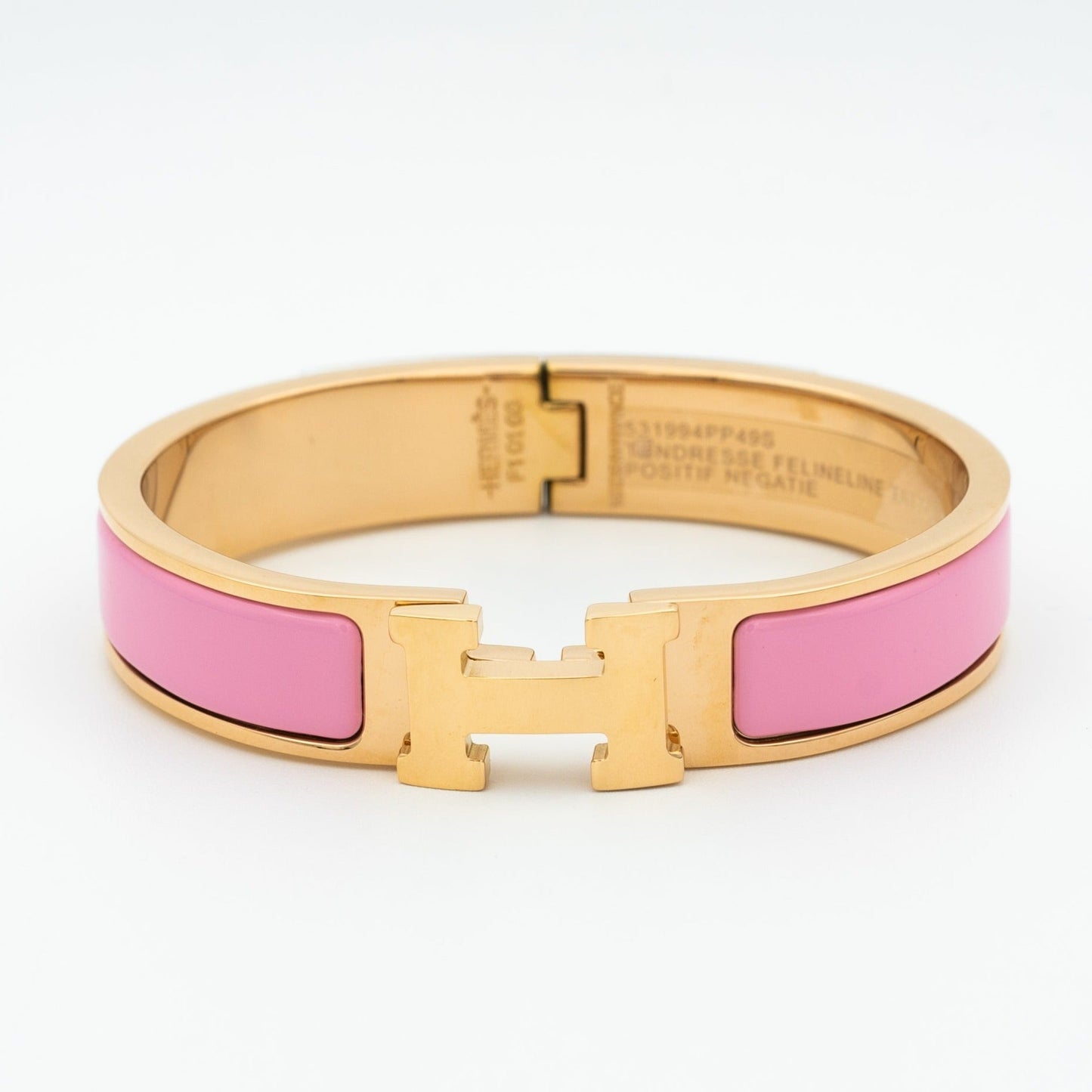 [Clover]H PINK BRACELET