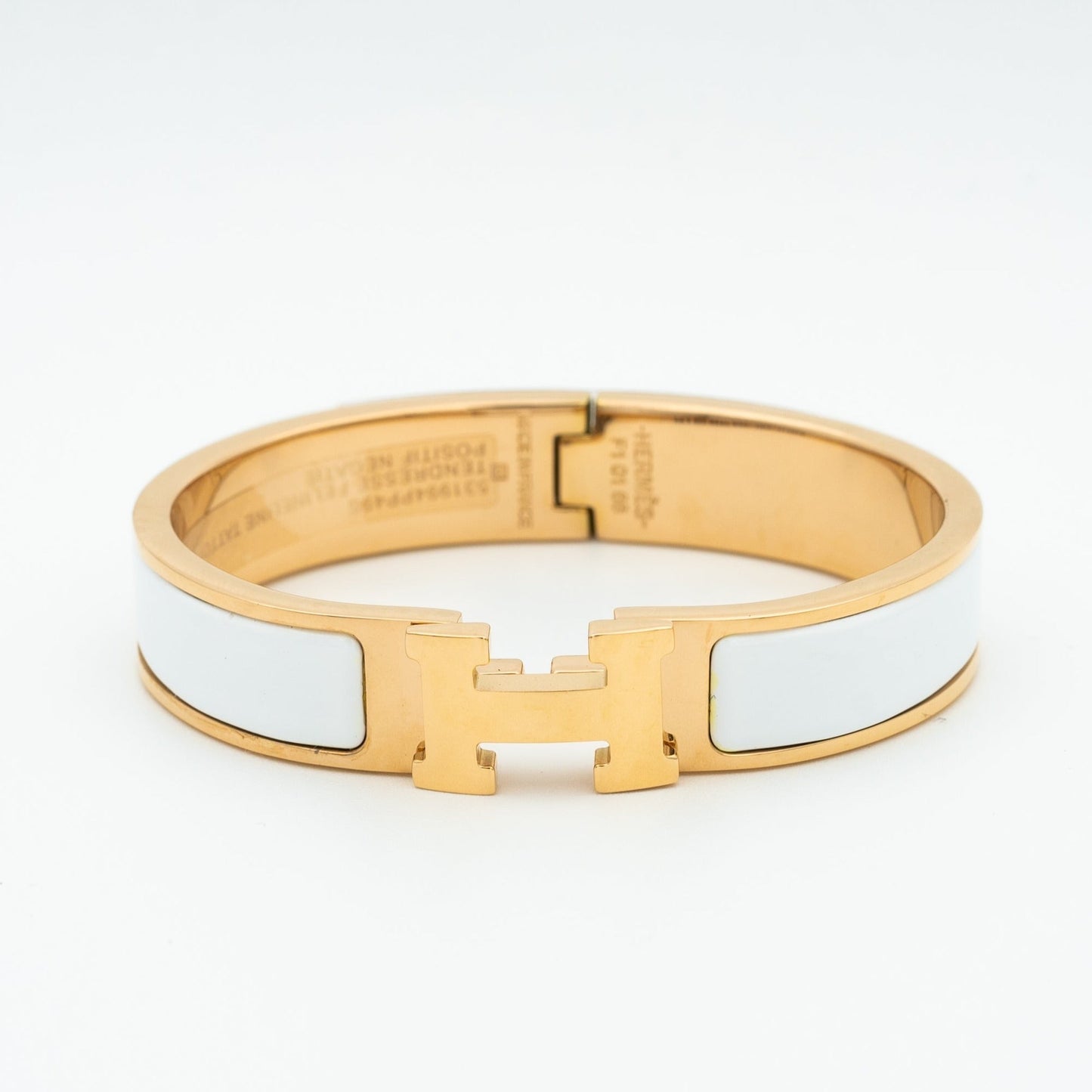 [Clover]H WHITE BRACELET