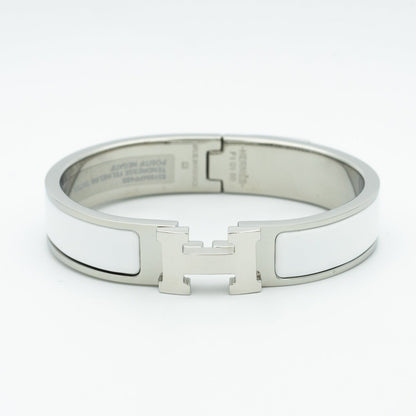 [Clover]H WHITE BRACELET