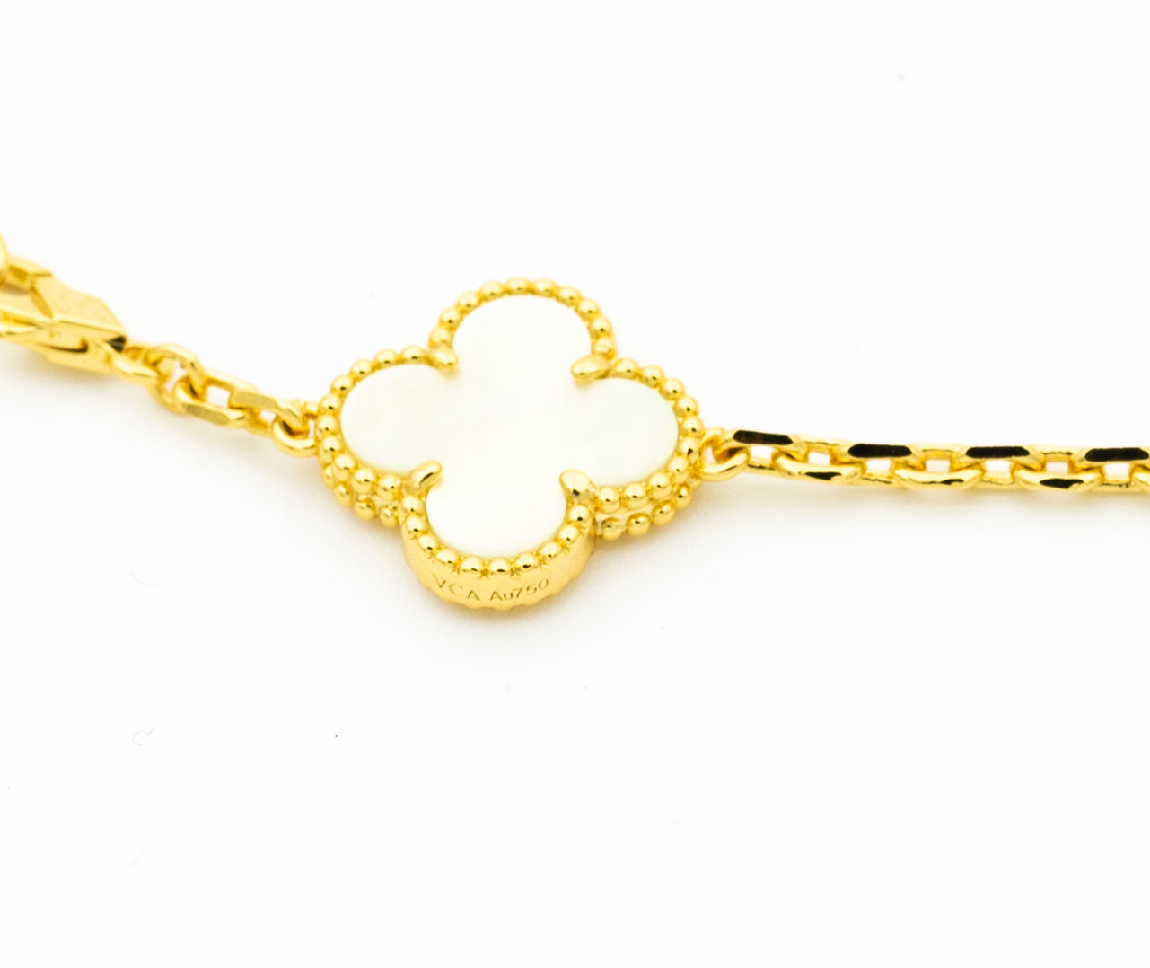 [Clover]CLOVER BRACELET 5 MOTIFS ONYX MOP