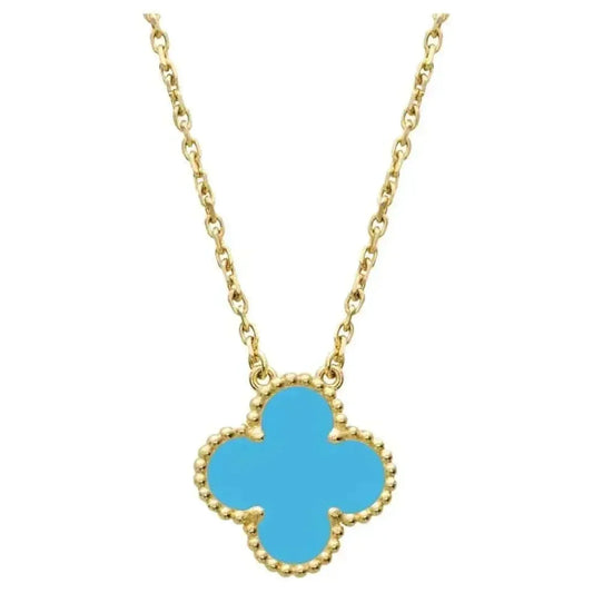 [Clover]CLOVER 15MM VINTAGE TURQUOISE NECKLACE