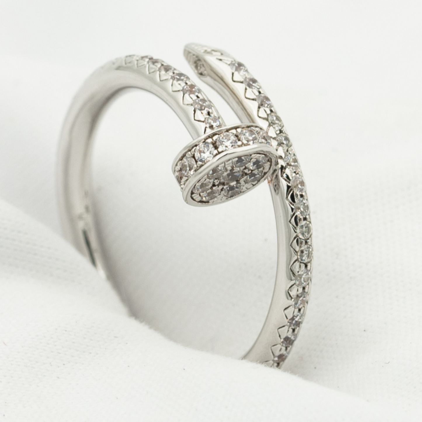 [Clover]JUSTE RING 1.8MM SILVER DIAMONDS