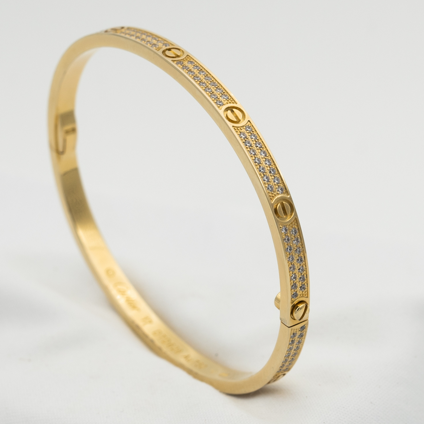 [Clover]LOVE BRACELET 3.65MM DIAMOND-PAVED