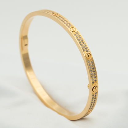[Clover]LOVE BRACELET 3.65MM DIAMOND-PAVED