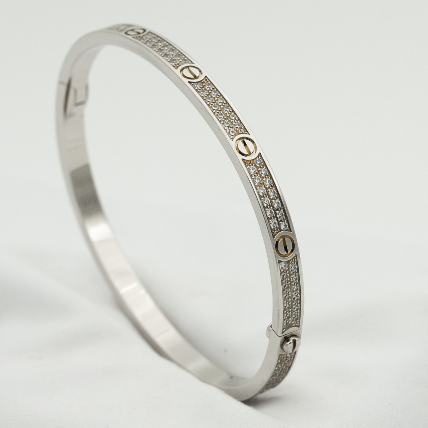 [Clover]LOVE BRACELET 3.65MM DIAMOND-PAVED