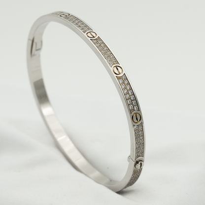 [Clover]LOVE BRACELET 3.65MM DIAMOND-PAVED