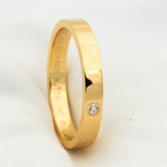 [Clover]LOVE RING 4MM 1 DIAMOND