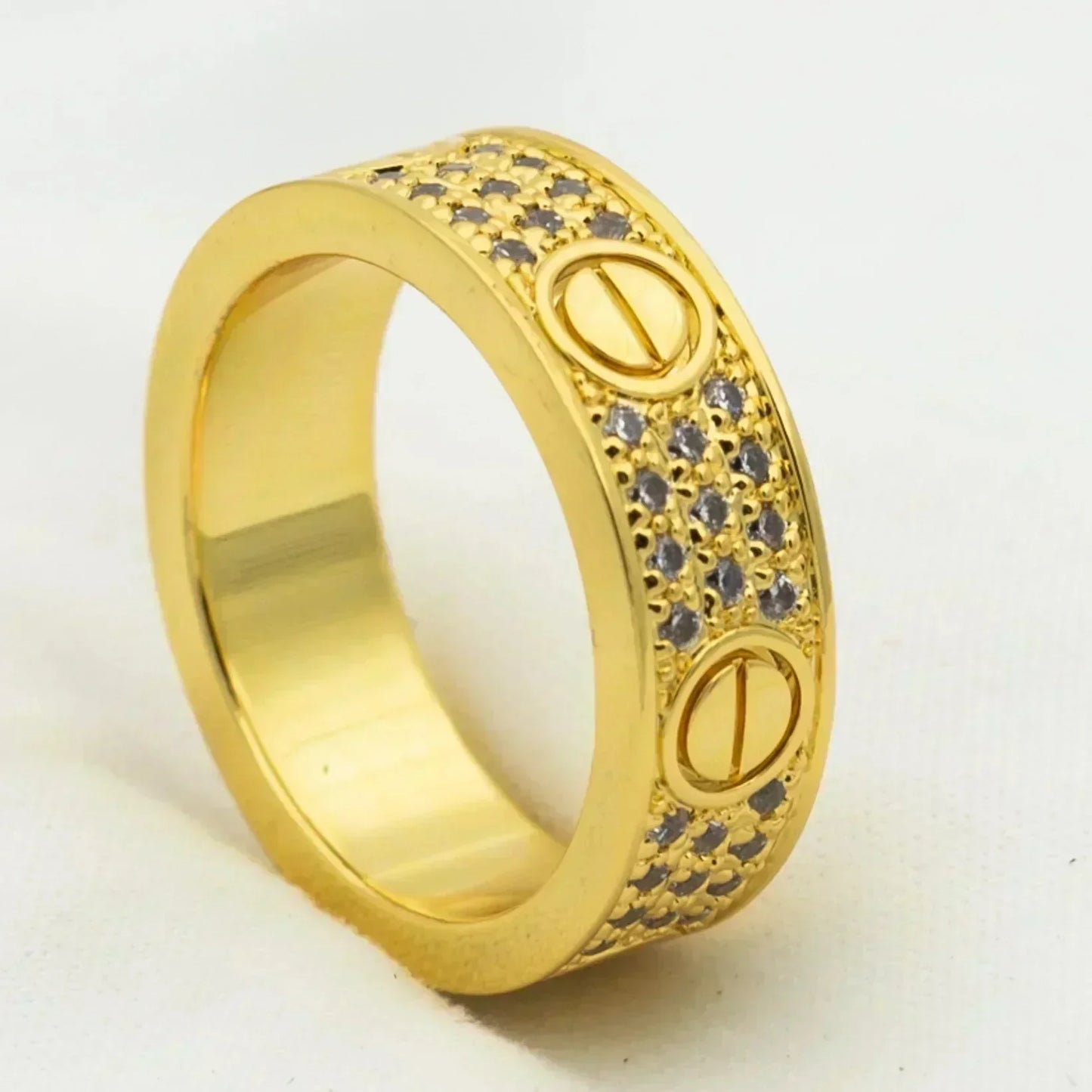 [Clover]LOVE RING 5.5MM DIAMONDS PAVED