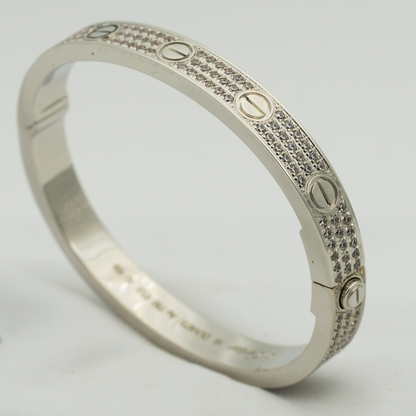 [Clover]LOVE BRACELET 6.1MM DIAMOND-PAVED