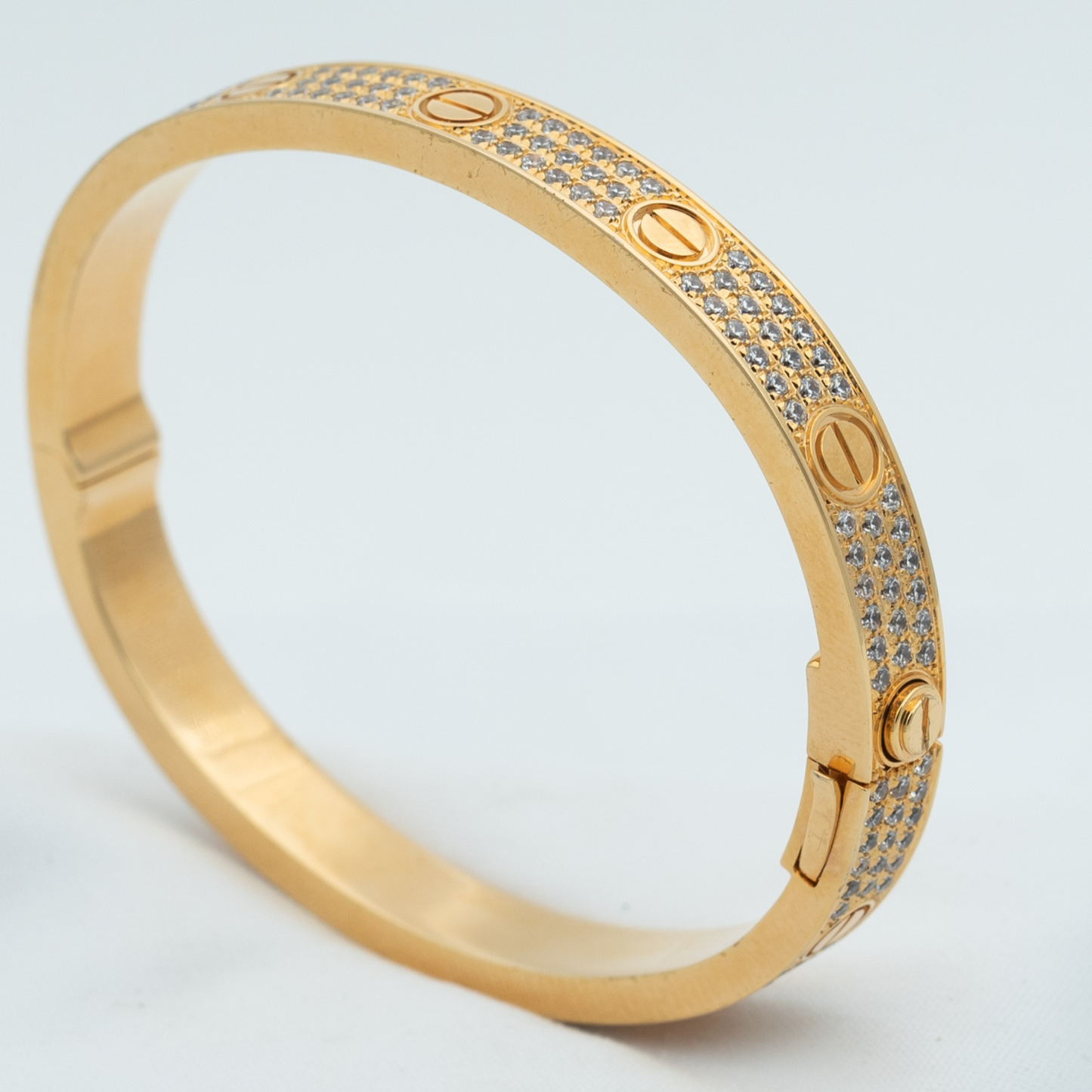[Clover]LOVE BRACELET 6.1MM DIAMOND-PAVED