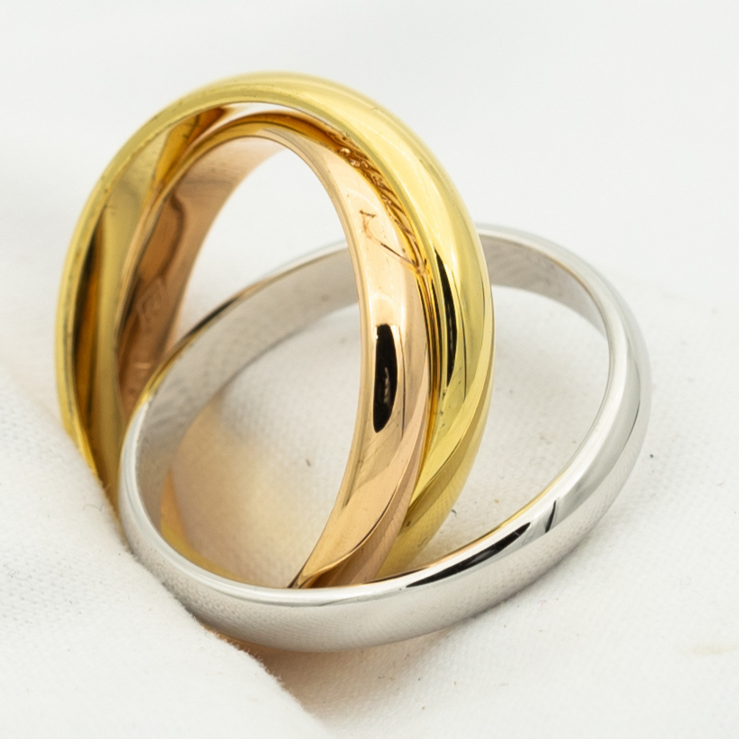 [Clover]TRINITY RING GOLD PINK GOLD SILVER
