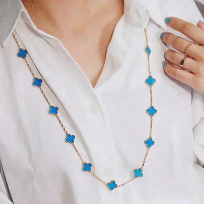 [Clover]CLOVER 20 MOTIFS TURQUOISE GOLD