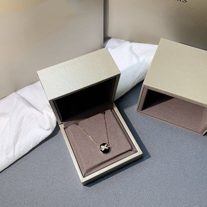 [Clover]JEUX DE PINK GOLD DIAMOND NECKLACE