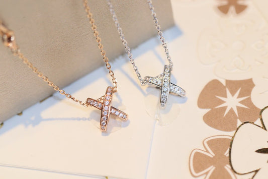 [Clover]JEUX DE DIAMOND NECKLACE