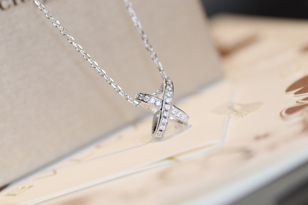 [Clover]JEUX DE DIAMOND NECKLACE