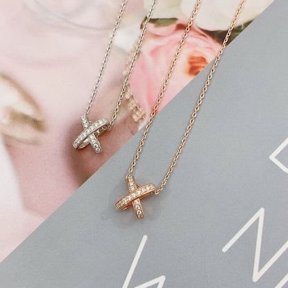 [Clover]JEUX DE DIAMOND NECKLACE