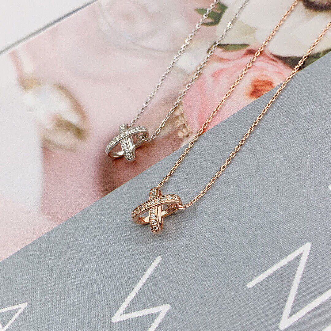 [Clover]JEUX DE DIAMOND NECKLACE