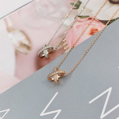 [Clover]JEUX DE DIAMOND NECKLACE