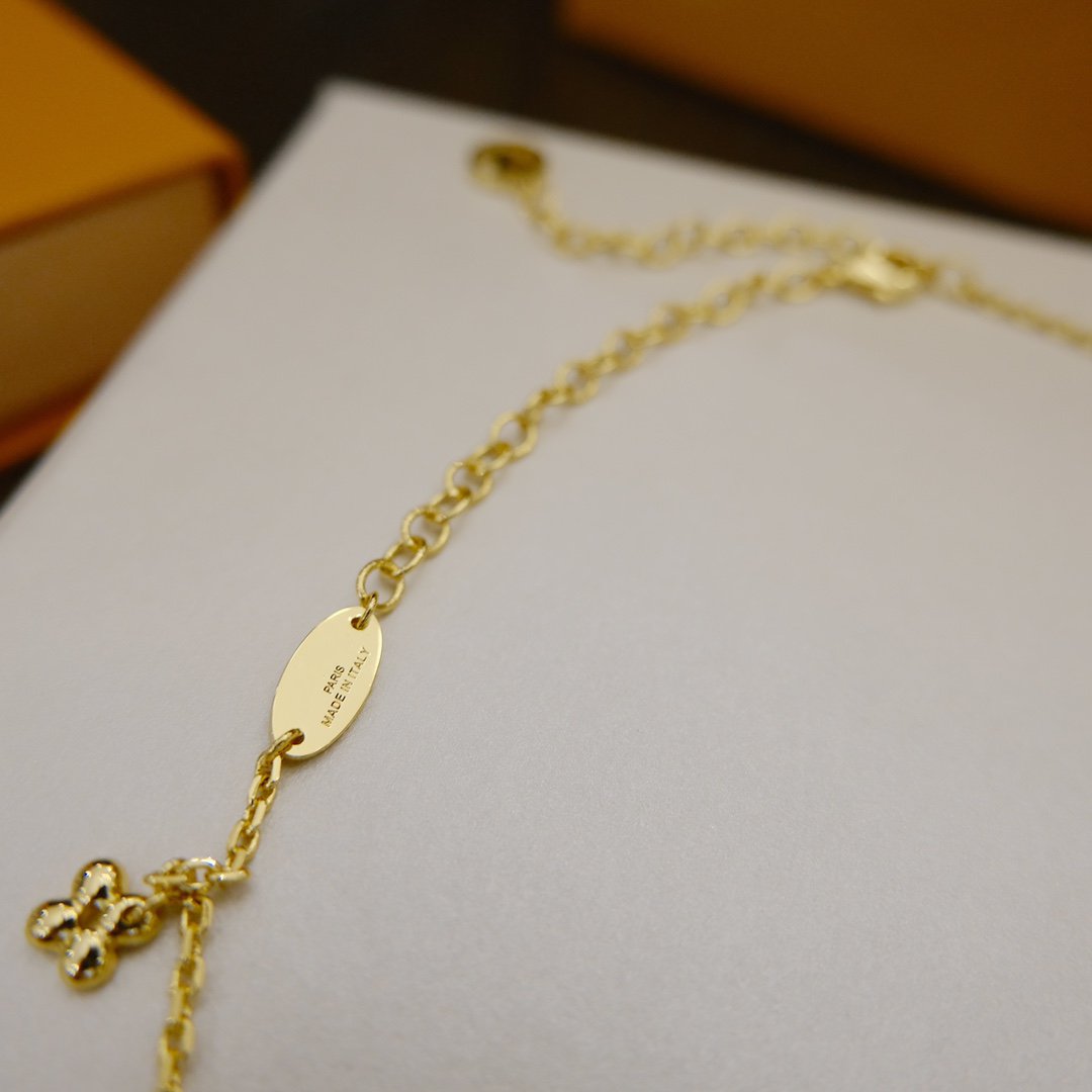 [Clover]BLOOMING SUPPLE NECKLACE BRASS