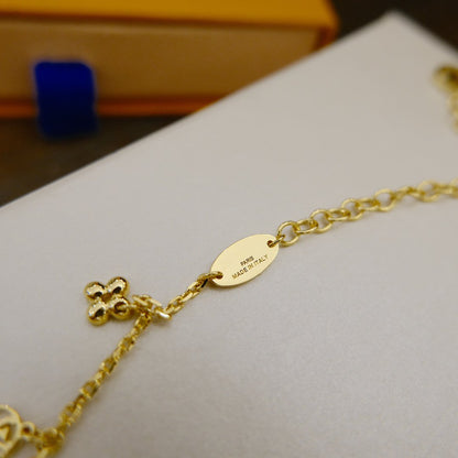 [Clover]BLOOMING SUPPLE NECKLACE BRASS