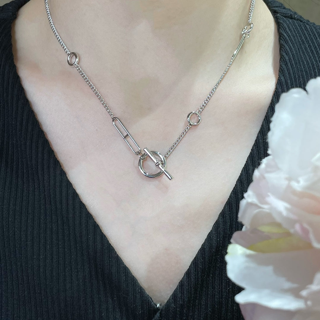 [Clover]HM STERLING CHAINE D'ANCRE HEART