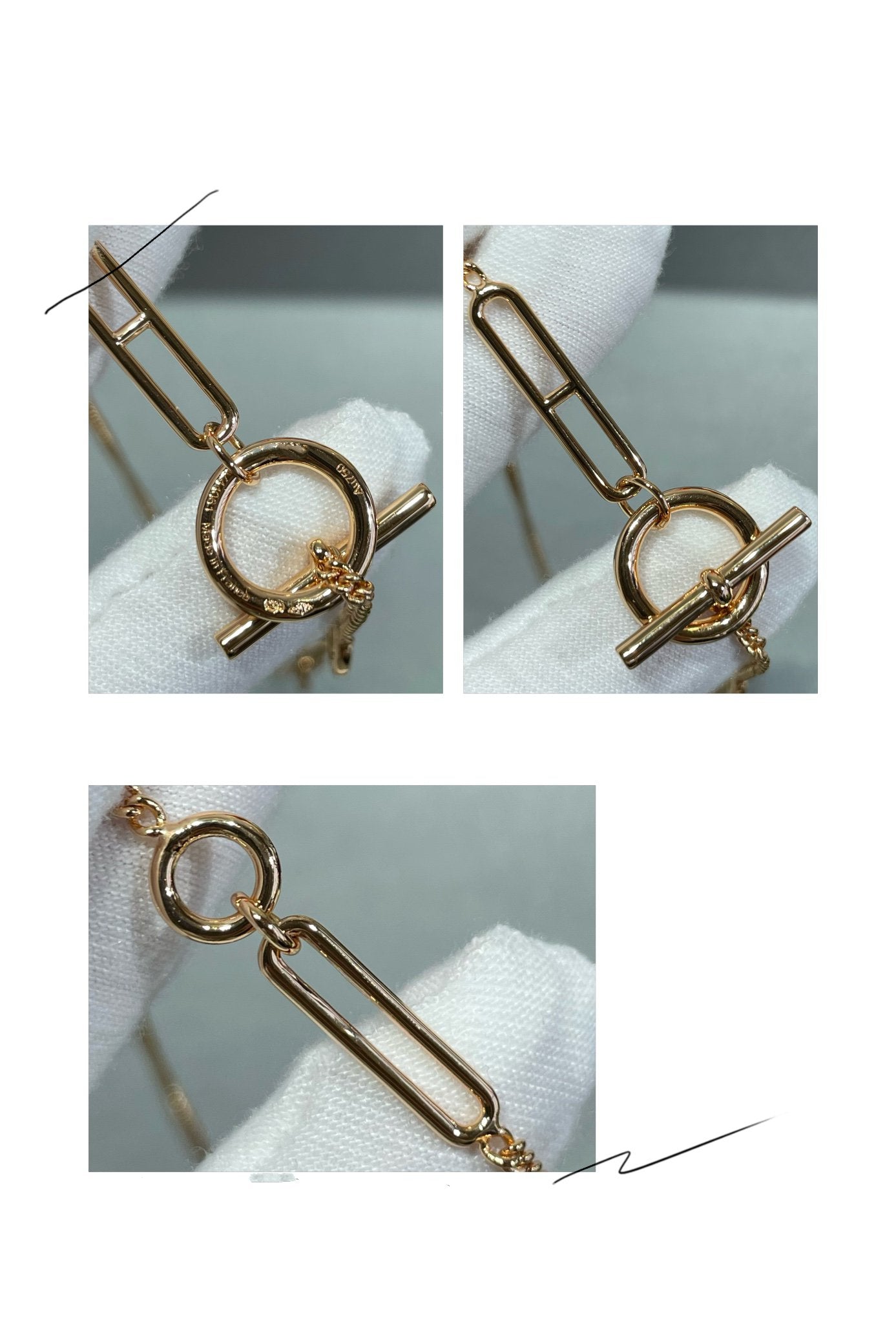 [Clover]HM STERLING CHAINE D'ANCRE HEART