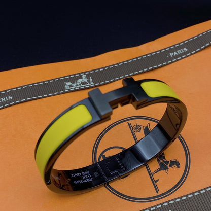 [Clover]CLIC HM SO BLACK YELLOW BRACELET