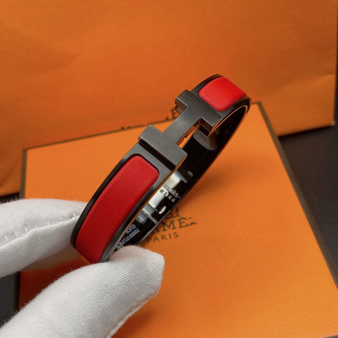 [Clover]CLIC HM SO BLACK RED BRACELET