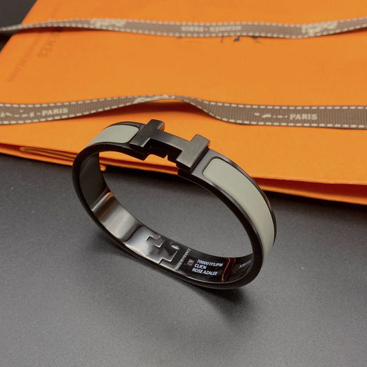 [Clover]CLIC HM SO BLACK GREY BRACELET
