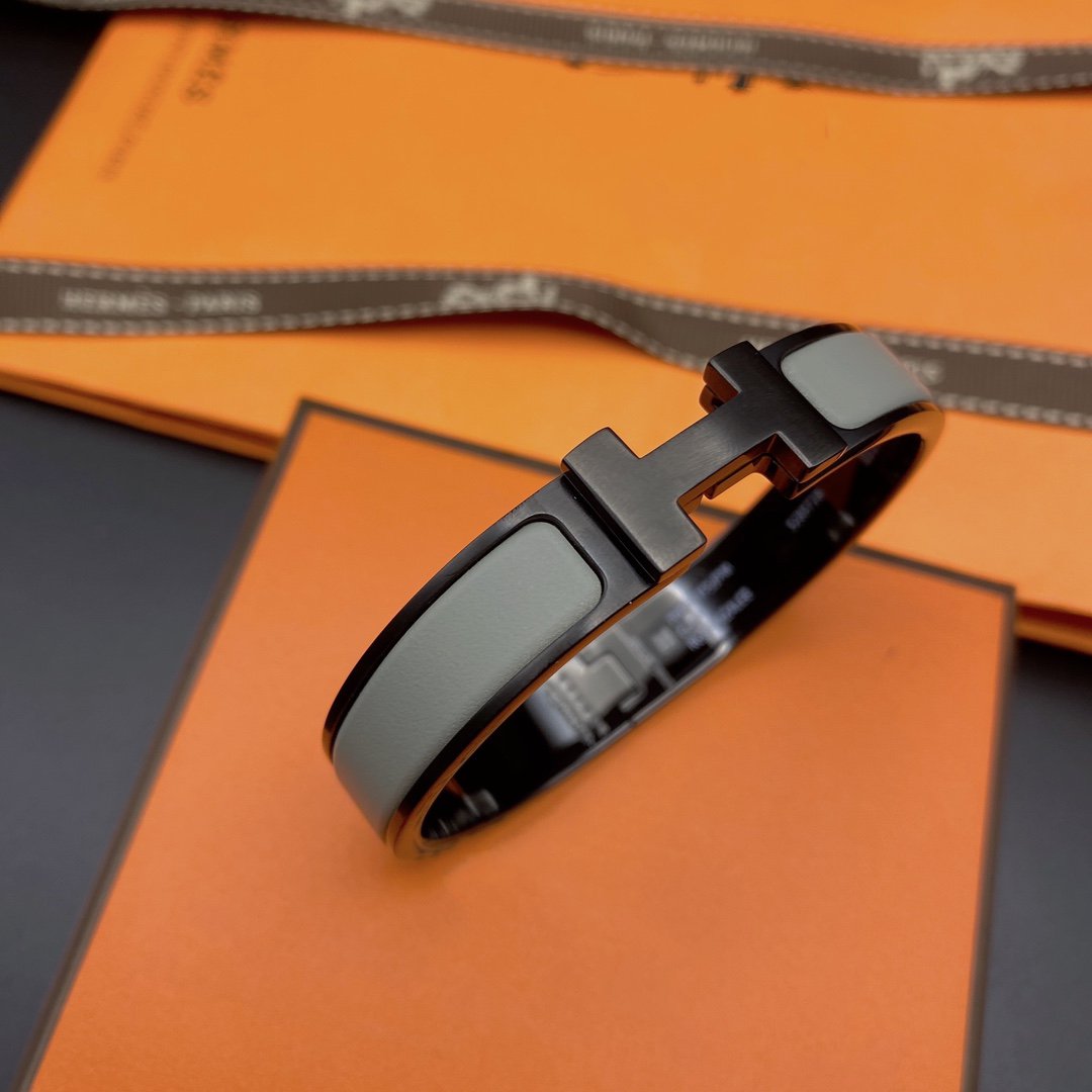 [Clover]CLIC HM SO BLACK GREY BRACELET