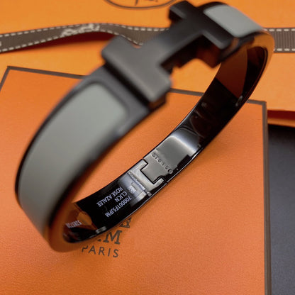 [Clover]CLIC HM SO BLACK GREY BRACELET