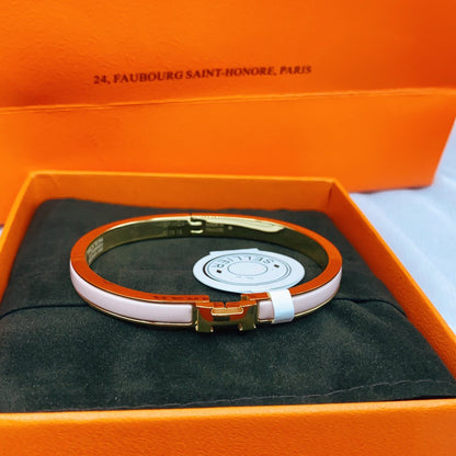 [Clover]CLASSIC HM CLIC  PINK 8MM ENAMEL BRACELET