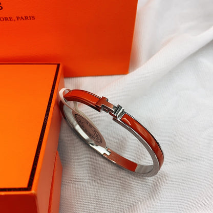 [Clover]CLASSIC HM CLIC RED 8MM ENAMEL BRACELET