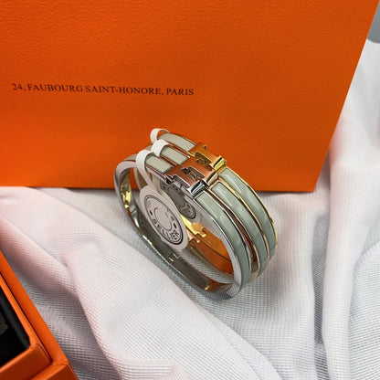 [Clover]CLASSIC HM CLIC GREEN 8MM ENAMEL BRACELET