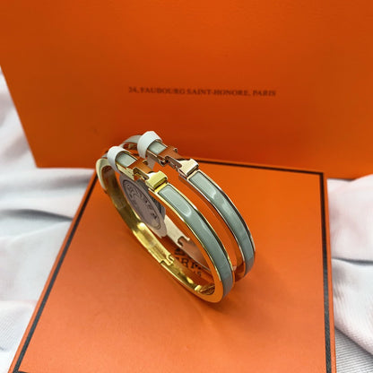[Clover]CLASSIC HM CLIC GREEN 8MM ENAMEL BRACELET