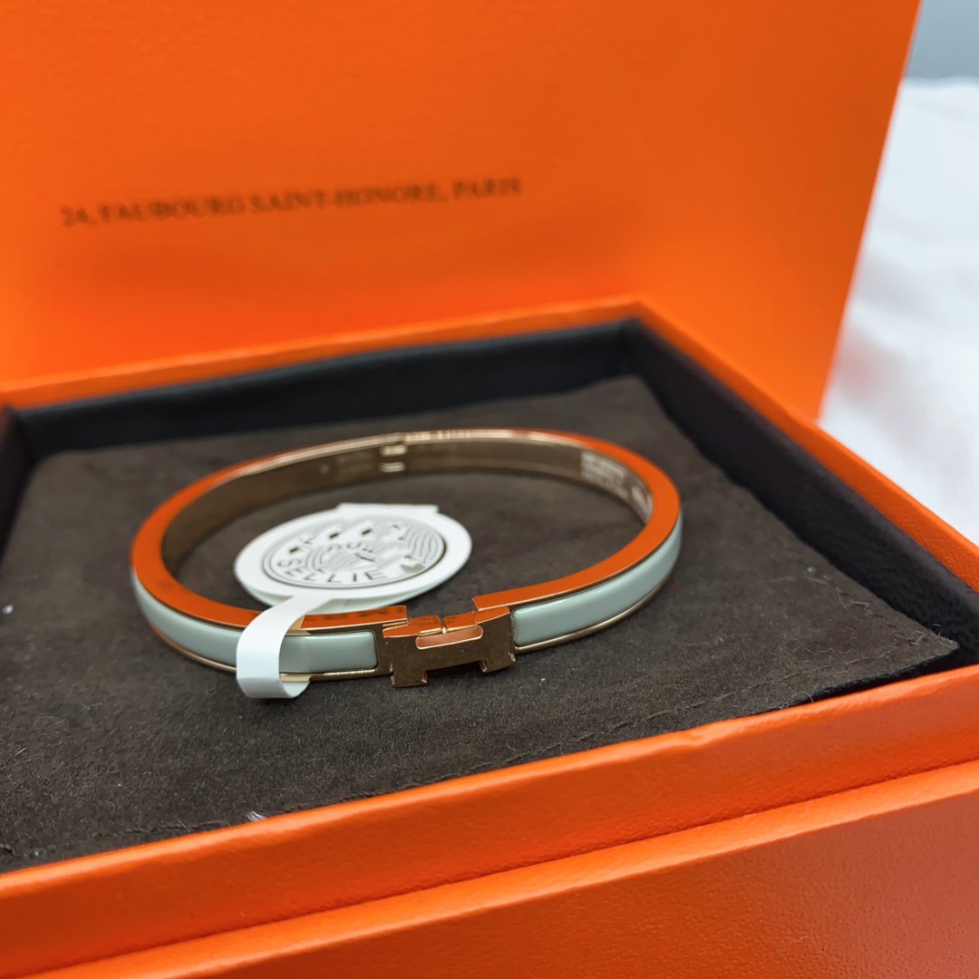 [Clover]CLASSIC HM CLIC GREEN 8MM ENAMEL BRACELET